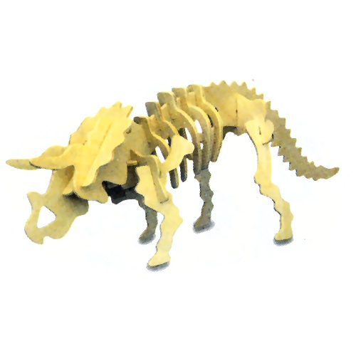 Small Triceratops Woodcraft Construction Kit