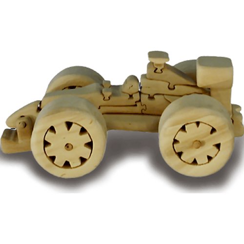 F1 Racing Car Wooden Puzzle (Large)