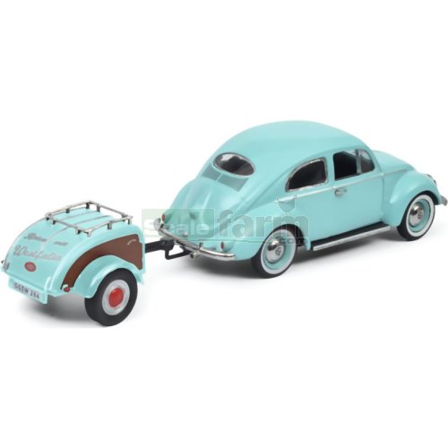 VW Kaefer Ovali with Trailer - Turquoise