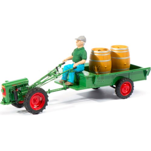 Holder Ed II Tractor with Trailer, Load and Driver