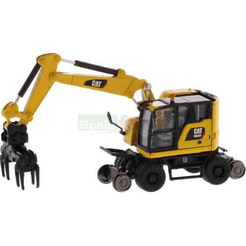 CAT M323F Railroad Wheeled Excavator with 3 Attachments