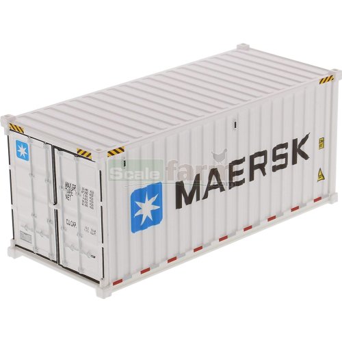 20' Refrigerated Sea Container - Maersk (White)
