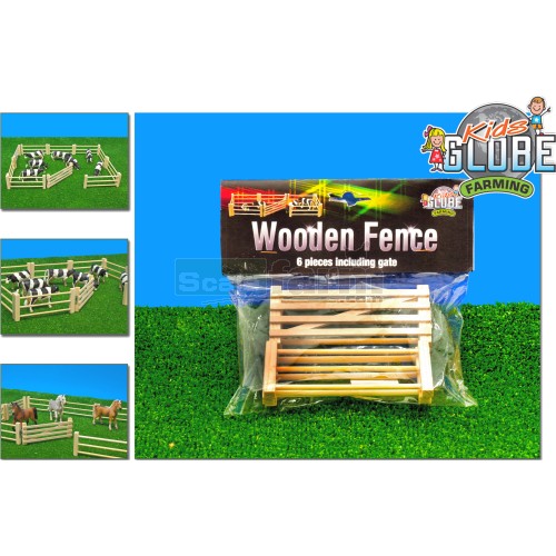 Wooden Fence & Gate Set (6 pack)
