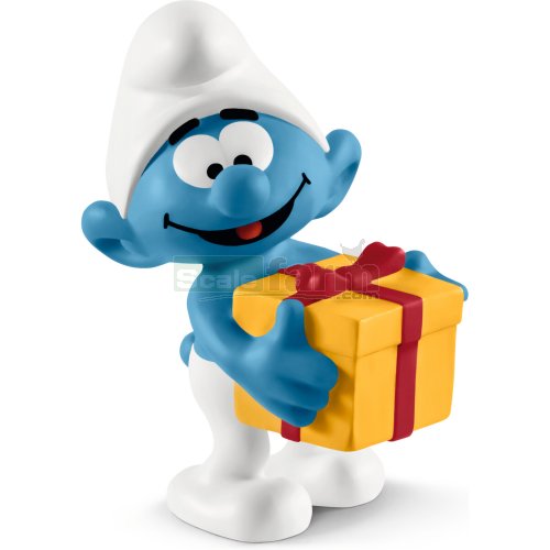 Smurf with Present