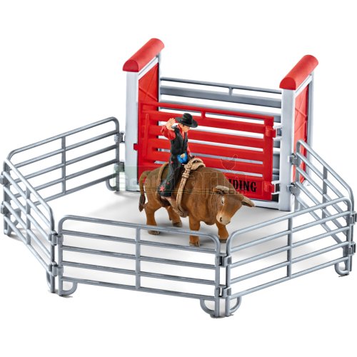 Rodeo Set with Cowboy, Bull, Pen and Accessories
