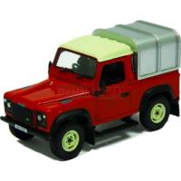 Preview Land Rover Defender 90 with Canopy (Red)