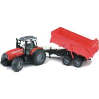 Preview Massey Ferguson 7480 Tractor with Tipping Trailer