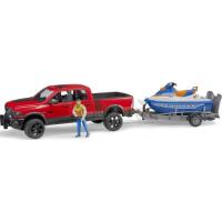 Preview RAM 2500 Power Wagon Pick Up Truck with Trailer, Personal Water Craft and Figure