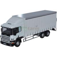 Preview Scania 6 Wheel Curtainside Lorry - White