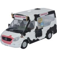 Preview Mercedes Whitby Mondial Ice Cream Van - Cow Pattern