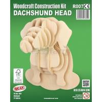 Preview Dachshund Head Woodcraft Construction Kit
