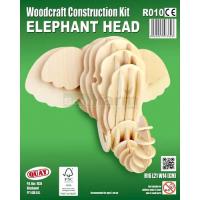 Preview Elephant Head Woodcraft Construction Kit