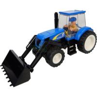 Preview New Holland Tractor with Front Loader Building Block Kit