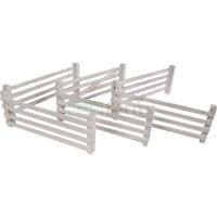 Preview Wooden Fences - White (Pack of 6)