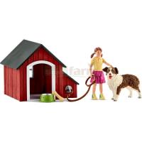 Preview Dog Kennel with Dog, Figure and Accessories