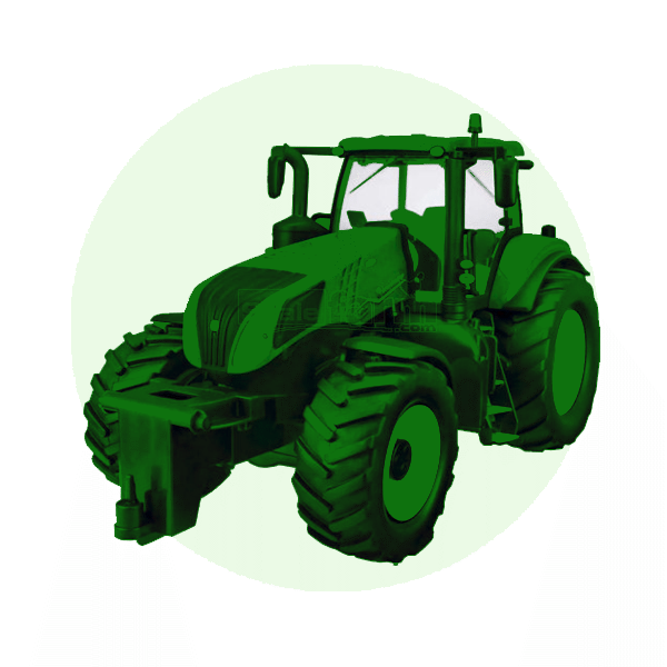 Scale model tractors