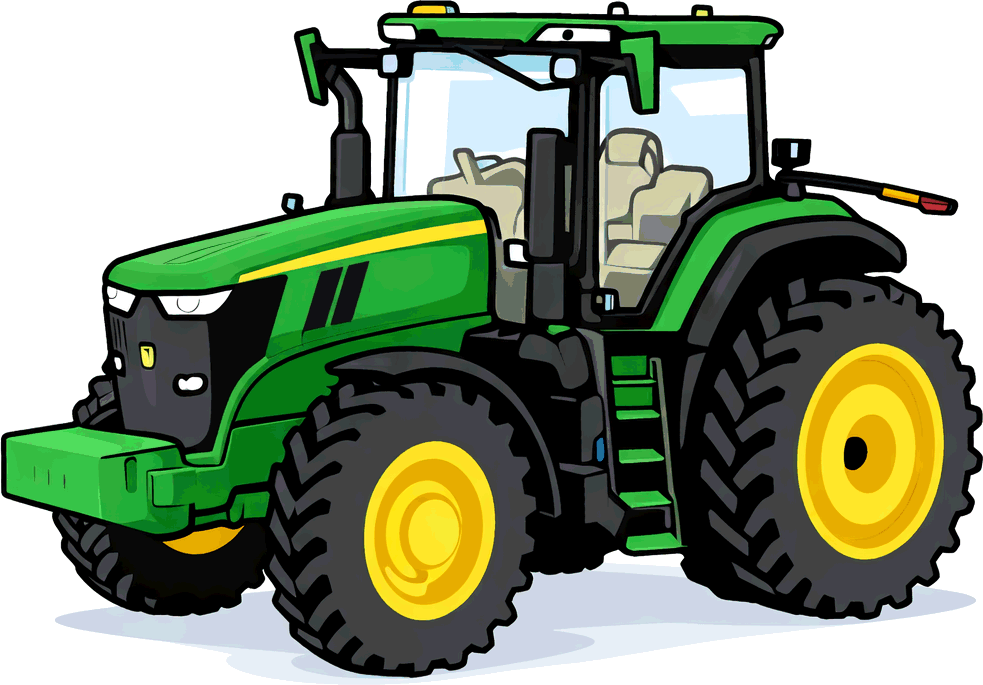 Scale model tractors