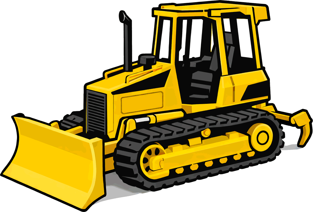 Scale model bulldozers