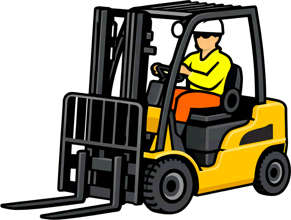 Scale model forklifts