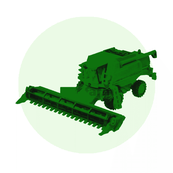 Scale model combines and harvesters