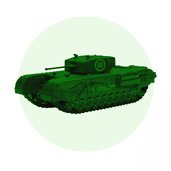 Scale model military vehicles