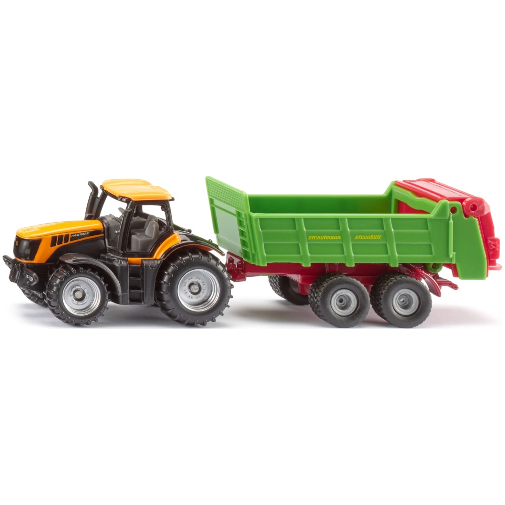 JCB Tractor with Strautmann Universal Spreader
