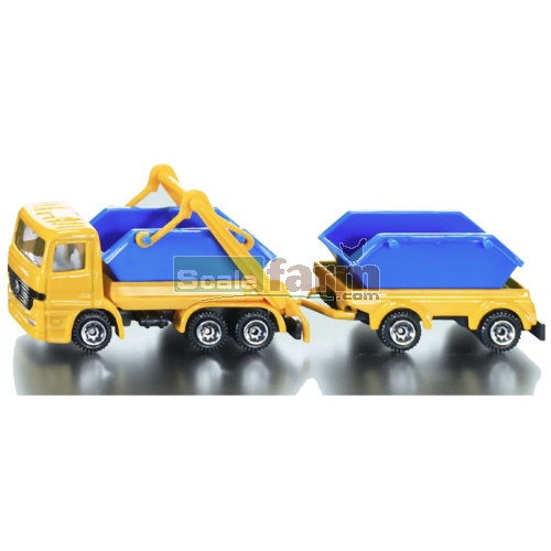 Skip Lorry with Trailer