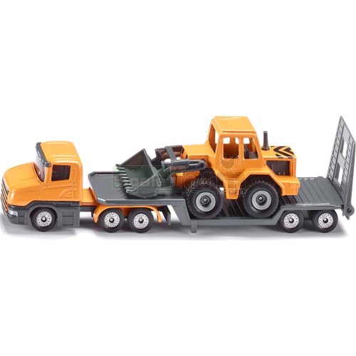 Low Loader with 4 x Wheel Loader