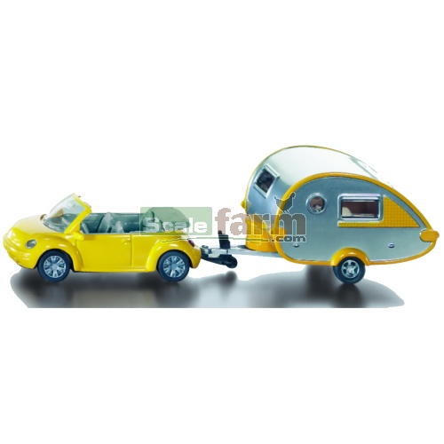 Car with Caravan