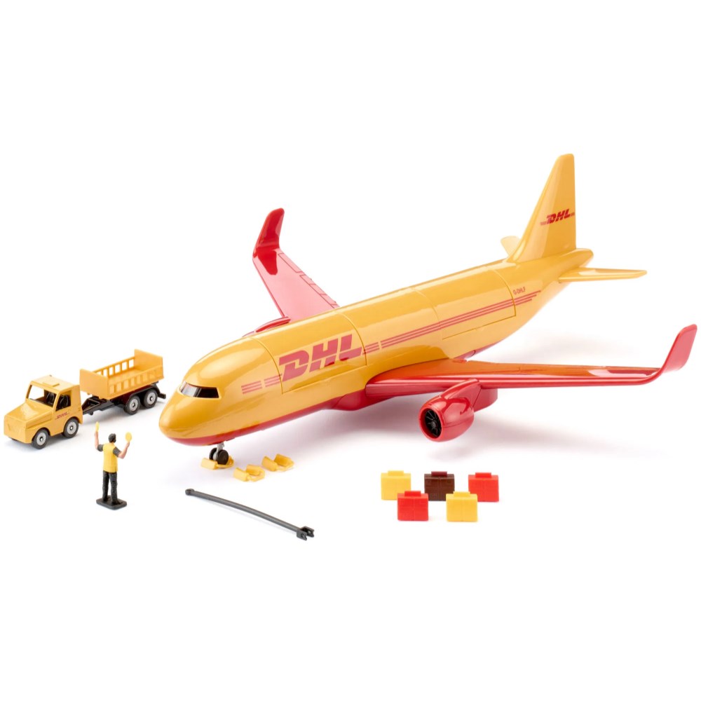 DHL Cargo Aircraft with Accessories