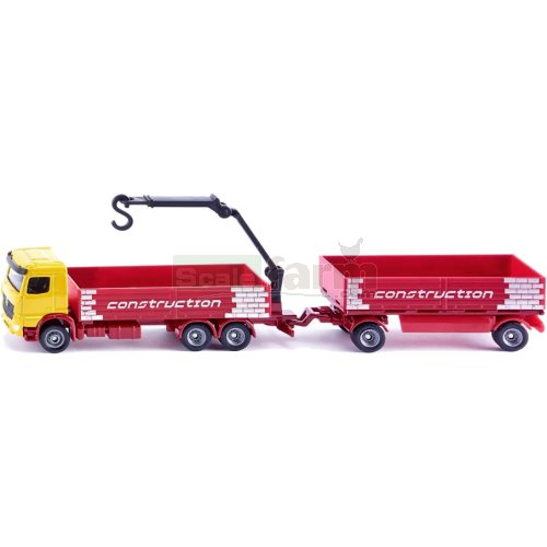 Mercedes Benz Arocs Truck for Construction Material plus Trailer