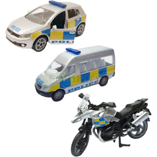 Police 3 Vehicle Set - UK