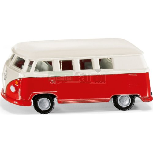 VW T1 Bus - Red/White
