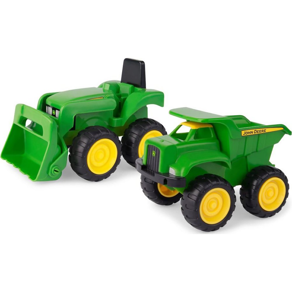 John Deere Mini Sandbox Tractor And Dump Truck Set
