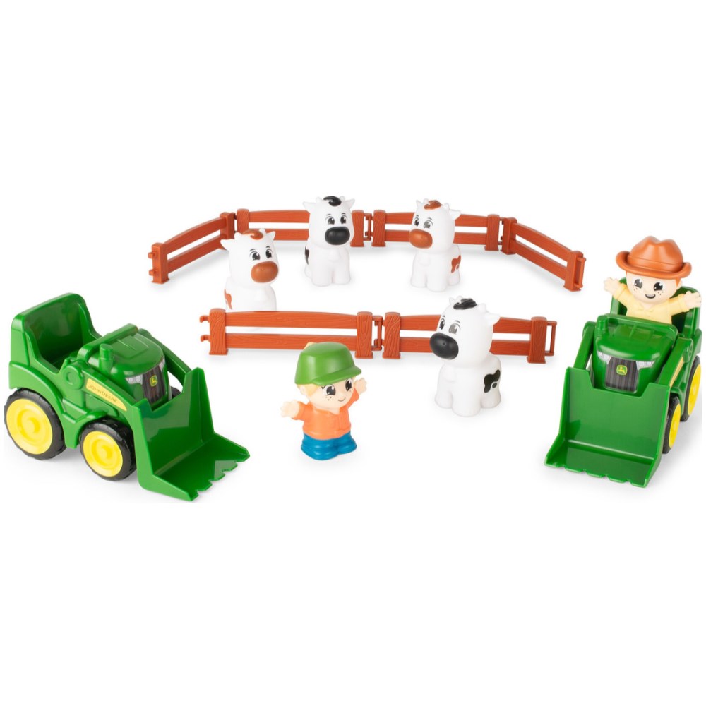 John Deere The Cows Are Out Farm Playset