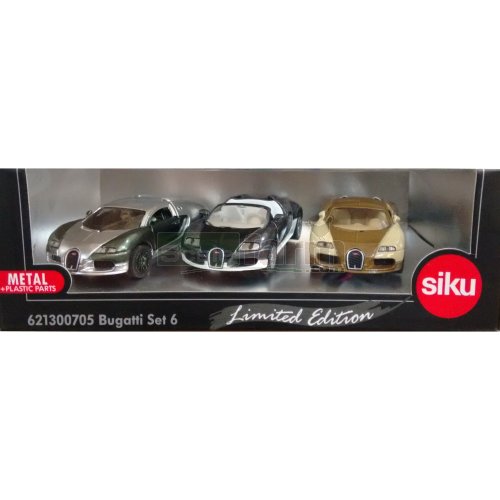 Bugatti Set VI - Limited Edition 3 Car Set