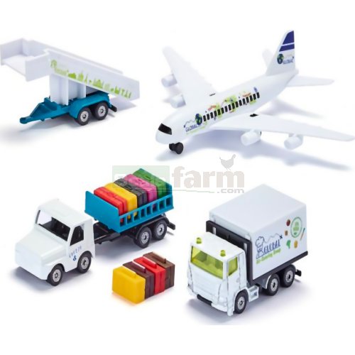Airport Vehicles and Accessories Set