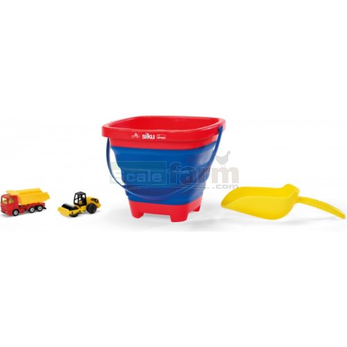 Holiday Set (Bucket, Shovel, Dumper Truck and Compactor)