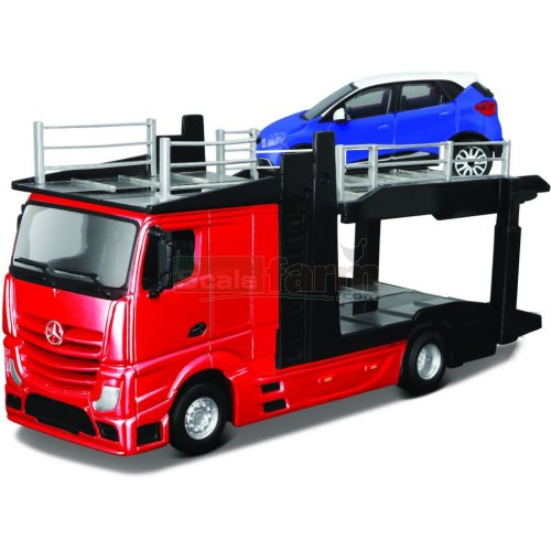 Mercedes Benz Actros 2454 Car Transporter with 1 Car