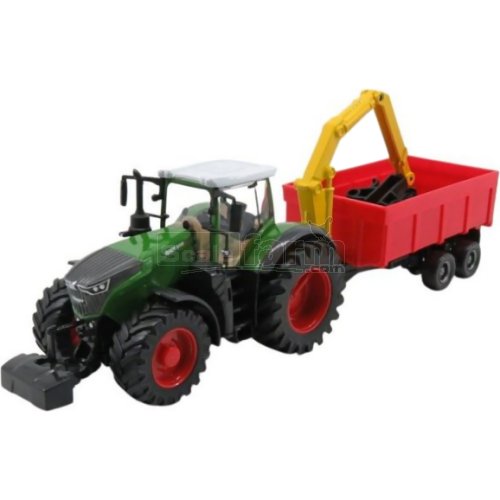 Fendt 1050 Vario Tractor and Trailer with Grab