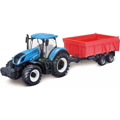 New Holland T7.315 Tractor and Tipping Trailer