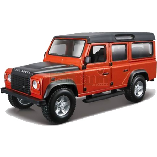 Bburago 43029O Land Rover Defender 110 Street Fire (Orange)