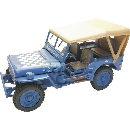 Jeep 1/4 Ton Military Soft Top - Blue