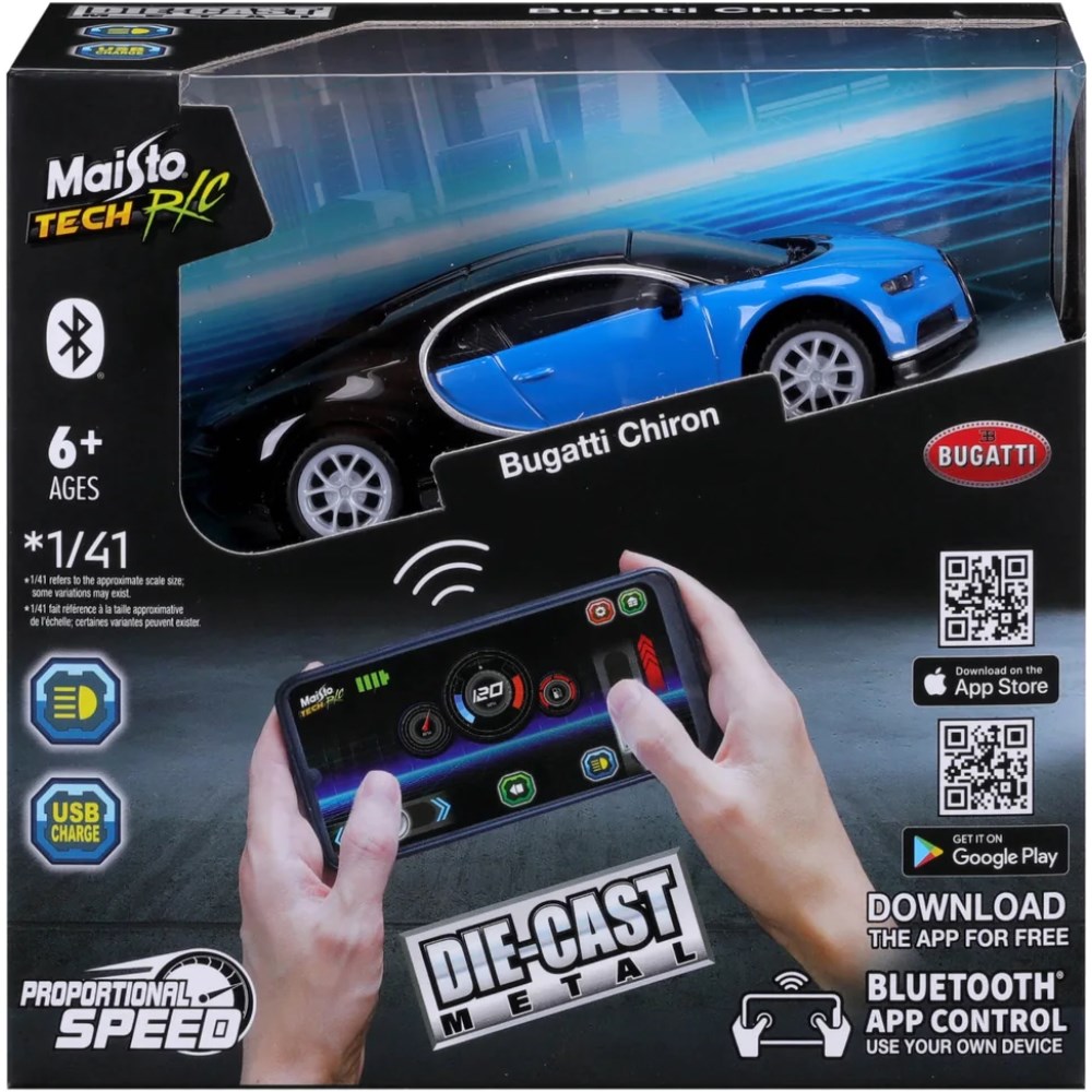 Bugatti Chiron RC Car (Bluetooth App Control)