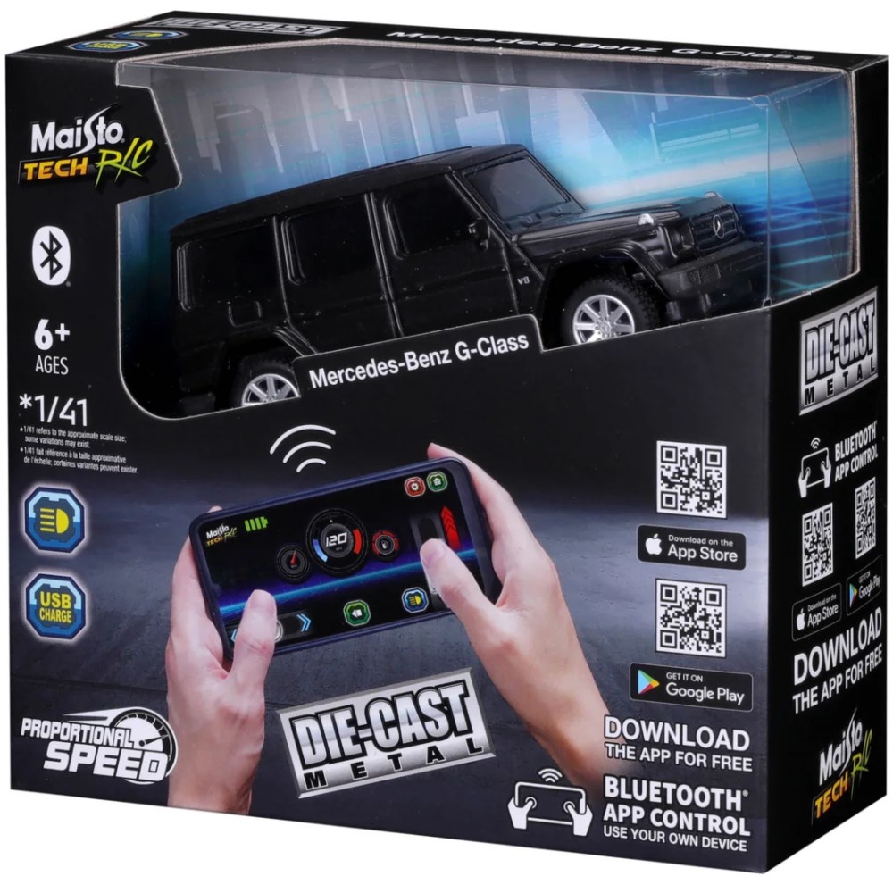 Mercedes G-Class RC Car (Bluetooth App Control)