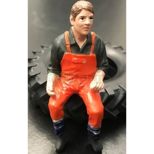 Excavator Operator - Orange Safety Jacket