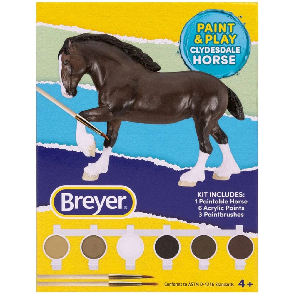 Paint and Play Horse - Clydesdale