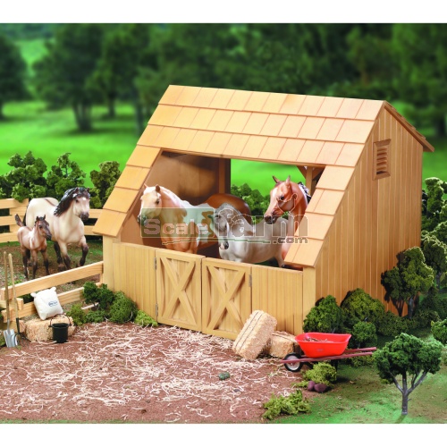 Breyer 303 Breyer Run In Wood Barn
