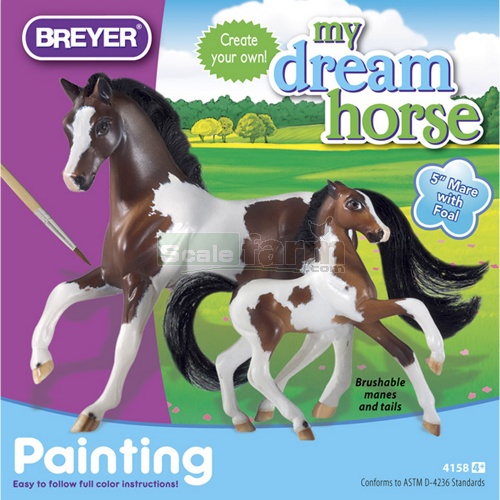Breyer 4158 My Dream Horse Mare and Foal Painting Kit