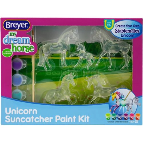 Breyer 4220 Stablemates Suncatcher Unicorn Paint Your Own Kit